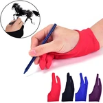 1PC Two Finger Glove Graphics Drawing Art Tablet Anti-Scratch Glove For Artist Drawing Oil Painting Sketch Anti-fouling