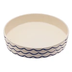 BECOBOWL Bambusová miska pre mačku ocean waves 1 ks