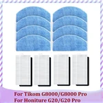 12PCS Hepa Filter Mop Cloth For Tikom G8000/G8000 Pro / Honiture G20/G20 Pro Vacuum Cleaner Replacement
