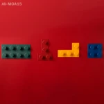 Building Block Key Hooker Wall Coat Hook Modern Decoration Home Hall Organization Door Back Decorative Hook Kitchen Accessories