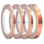 10M 25M Copper Foil Tape Single Side Conductive Shielding Tape Snail Tape Stain Glass Home Appliance DIY Copper Tape