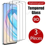 3PCS For Honor X8a Tempered Glass Protective On HonorX87a X8 4G CRT-LX1, CRT-LX2, CRT-LX3 6.7" Screen Protector Cover Film