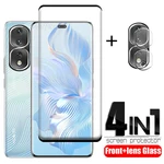 4-in-1 For Huawei Honor 80 Pro Glass For Honor 80 Pro Tempered Glass 9H Phone Film Screen Protector For Honor 80 Pro Lens Film