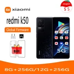 Xiaomi-Redmi K50 5G Smartphone, Dimensity 8100 Octa Core, 5500mAh, 67W Fast Charging, 48MP Triple Camera, 120Hz, Original