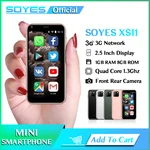 SOYES Super Mini Smart Phone 1GB RAM 8GB ROM 2.5 Inch Screen Quad Core Android 6.0 1000mAh 2.0MP Camera Small Mobile Phone