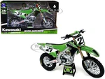 Kawasaki KX450SR Dirt Bike Motorcycle 21 Jason Anderson Green and Black "Kawasaki Racing Team" 1/6 Model by New Ray