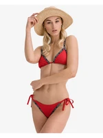 Red Swimwear Upper Upper Side Upper Side Knife Triangle Calvin Klein Underwear - Women