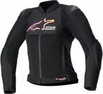 Alpinestars Stella SMX Air Jacket Black/Yellow/Pink 2XL Textilná bunda