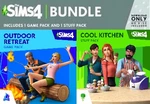 The Sims 4 Bundle Pack: Outdoor Retreat and Cool Kitchen Stuff DLCs Origin CD Key