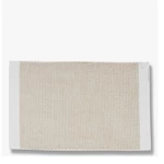 Biało-beżowy tekstylny dywanik łazienkowy 50x80 cm Grid – Mette Ditmer Denmark