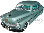 1949 Mercury Eight Coupe Berwick Green Metallic with Green and Gray Interior 1/18 Diecast Model Car by Auto World