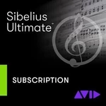 AVID Sibelius Ultimate 1Y Subscription Notačný software (Digitálny produkt)