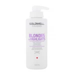 Goldwell Dualsenses Blondes Highlights 60 Sec Treatment 500 ml maska na vlasy pre ženy na melírované vlasy; na blond vlasy