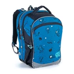 Modrý batoh s příšerkami Topgal COCO 21017,Modrý batoh s příšerkami Topgal COCO 21017
