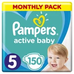 Pampers Plienky S5 Active Baby mesačné balenie (11 - 16 kg)