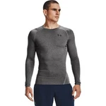 UA HG Armour Comp LS-GRY