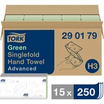 TORK 290179 Zickzack Advanced papierové utierky, skladané (d x š) 23 cm x 25 cm zelená 15 x 250 blistrov / bal.  3750 ks