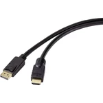 Renkforce DisplayPort / HDMI káblový adaptér #####DisplayPort Stecker, #####HDMI-A Stecker 20.00 m čierna RF-4596876 poz