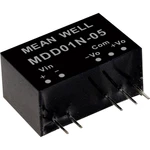 Mean Well MDD01M-05 DC / DC menič napätia, modul   100 mA 1 W Počet výstupov: 2 x