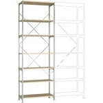 Manuflex RB2224 základný modul regálu oddelenia  (š x v x h) 1030 x 3000 x 400 mm    drevená podlaha