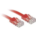 LINDY 47510 RJ45 sieťové káble, prepojovacie káble CAT 6 U/UTP 30.00 cm červená s ochranou 1 ks