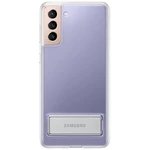 Kryt na mobil Samsung Clear Standing na Galaxy S21+ 5G (EF-JG996CTEGWW) priehľadný ochranný zadný kryt • pre Samsung Galaxy S21+ 5G • pevný PC materiá