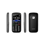 Mobilný telefón Aligator A670 Senior (A670B) čierny tlačidlový telefón • 2,2" uhlopriečka • TFT displej • 220 × 176 px • fotoaparát 0,3 Mpx • Dual SIM