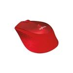 Myš Logitech Wireless Mouse M330 Silent Plus (910-004911) červená bezdrôtová myš • optický senzor • rozlíšenie 1 000 DPI • 3 tlačidlá • životnosť baté