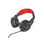 Headset Trust GXT Gaming 310 Radius (21187) čierna farba/červená farba herné slúchadlá • frekvenčný rozsah 20 Hz 20 000 Hz • citlivosť 110 dB • impeda