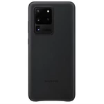 Kryt na mobil Samsung Leather Cover na Galaxy S20 Ultra (EF-VG988LBEGEU) čierny ochranný zadný kryt • určený pre Samsung Galaxy S20 Ultra • materiál: 