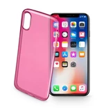 Kryt na mobil CellularLine na Apple iPhone X/Xs (444992) ružový gélové púzdro pre iPhone X • tenký zadný kryt • chráni proti mechanickému poškodeniu •