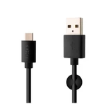 Kábel FIXED USB/USB-C, 1m (FIXD-UC-BK) čierny dátový kábel • USB-C konektor • USB 2.0 • rýchly prenos dát