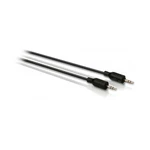 Kábel Philips Jack 3,5mm, propojovací, 1,5 m (SWA2529W/10) čierny audio kábel • vhodný pre prenos zvuku • konektory 2× Jack 3,5mm samec • dĺžka 1,2 m