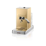 Espresso La Piccola Piccola Gold zlatý pákový kávovar • tlak čerpadla 15 barov • na kávové PODy s veľkosťou 35 mm • objem skleneného zásobníka na vodu