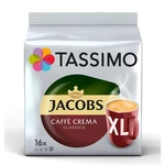 Kapsule pre espressa Tassimo Jacobs Café Crema XL 16 ks kapsule pro espressa • 16 kapsúl v balení • jemná, vyvážená chuť • veľká šálka • balené v ochr