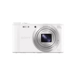Digitálny fotoaparát Sony Cyber-shot DSC-WX350 biely digitálny kompakt • 18 Mpx snímač CMOS Exmor R • video Full HD/50 fps • 20× zoom (25 – 500 mm) • 