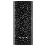 Power Bank ADATA P10000 10000mAh (AP10000-DUSB-CBK) čierna powerbanka • kapacita 10 000 mAh (Li-Ion) • vstup 5 V/2,0 A • výstupy (×2) 5 V/2,1 A (max) 