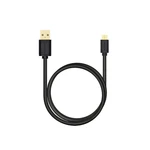 Adatkábel AXAGON AM10QB - 1 méter MicroUSB konektorral, gyortöltéssel, Black