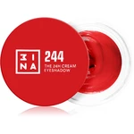 3INA The 24H Cream Eyeshadow krémové oční stíny odstín 244 Red 3 ml