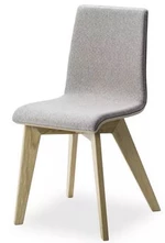 MI-KO jídelní židle MIRKA podnož buk, čalouněný sedák