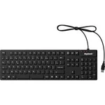 Klávesnice Keysonic KSK-8030 IN (FR), silikonová membrána, plně zapečetěné, IP68, vodotěsné (IPX7), černá