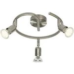 Stropní lampa LED GU10 9 W Brilliant Loona G28833/13 nerezová ocel