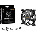 PC větrák s krytem BeQuiet Shadow Wings 2 (š x v x h) 120 x 120 x 25 mm