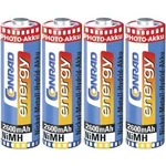 Sada baterií Conrad Energy, 4x AA, 2600 mAh + úložné pouzdro HR06