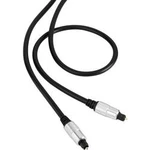 Toslink digitální audio kabel SpeaKa Professional SP-7870568, [1x Toslink zástrčka (ODT) - 1x Toslink zástrčka (ODT)], 1.50 m, černá