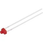 LED dioda klenutá s vývody Vishay, TLUR2401, 20 mA, 1,9 mm, 2 V, 20 °, 1,6 mcd, červená