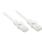 Síťový kabel RJ45 LINDY 48201, CAT 6, U/UTP, 0.50 m, bílá
