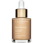 Clarins Skin Illusion Natural Hydrating Foundation rozjasňující hydratační make-up SPF 15 odstín 106N Vanilla 30 ml