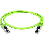 Síťový kabel RJ45 Telegärtner L02002A0042, CAT 5, SF/UTP, 5.00 m, zelená