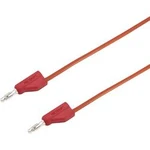 VOLTCRAFT MSB-300 měřicí kabel [lamelová zástrčka 4 mm - lamelová zástrčka 4 mm] červená, 1.50 m